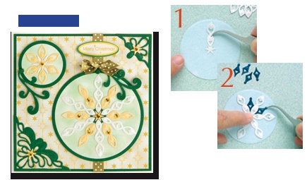 Ножі для вирубки від LeaCreaDesign - Combi die star cut & embossing die