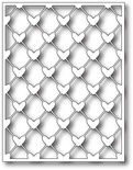 Ножи от Poppystamps -  DIES- Heart Lattice Background  