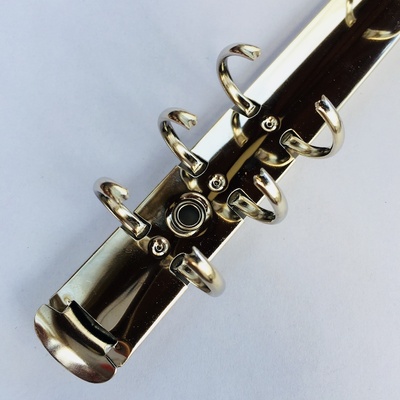 Кільцевий механізм на 6 кільцець диіаметром 20 мм, довжина - 175 мм, колір серибло, кріплення в Набірі