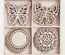 Деревʼяні елементи dpCraft - Decors And Butterflies, 20 шт.