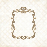 Чипборд Blue Fern Studios - Doodle Frame
