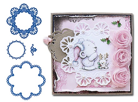 Набір ножів для вирубки Marianne Design Creatables - Scalloped Circles