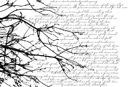 Резиновый штамп от Memory Box -  Skywriting