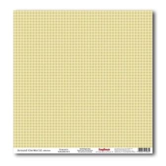 Лист бумаги для скрапбукинга  от ScrapBerry's - Вокруг Света - Транзит