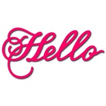 Ножі для вирубки Crafty Ann Hello