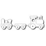 Лезвие Frantic Stamper - Precision Die - Toy Train - Паровозик