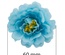 Квітка півонії блакитна, 1шт., ТМ Фабрика Декора