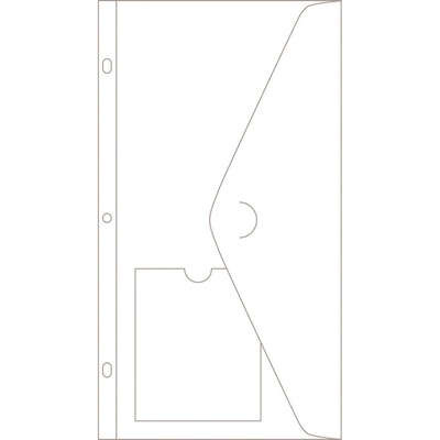 Файл-конверт Project Life by Becky Higgins - Tall Envelope Pages 6X12, з клапаном і застібкою, 1 штука