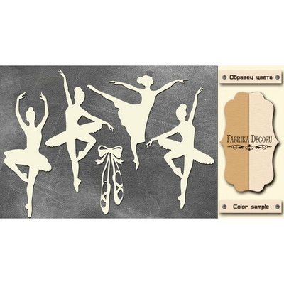 Чипборд Фабрика Декору - FDCH-085, колір молочний, крафт