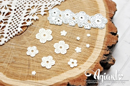 Ножи для вырубки от AgiArt "Набор цветов сакуры"