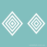Чипборд від Вензелик - Набір ромбиків, від 5 до 40 мм, розмір: від 5 до 40 мм