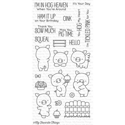 Акриловый штамп My Favorite Things - BB Hog Heaven, 23 шт.