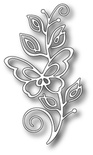 Ніж для вирубки від Poppystamps - Bellina Butterfly Stem