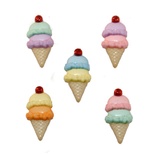 Набір декоративних ґудзиків Dress It Up - Double Dippers - Glitter