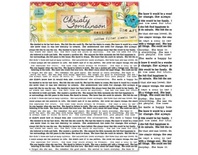 Аркуші - фільтри від Pink Paislee - She Art - Printed Coffee Sheets Text - текст на папері тішью, 6 шт.