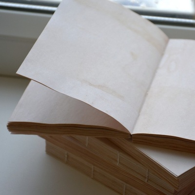 Блок для блокнота А6 зістарений, 100 аркушів