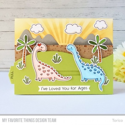 Акриловый штамп My Favorite Things - Cutieasaurus