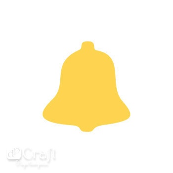 Дірокол фігурний 2,5см КОЛОКОЛЬЧЧИК, TM dpCraft (Dalprint)
