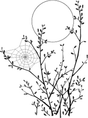 Штамп от Memory Box - DIES - Bramble Sunrise,10,1 x 13,2 см