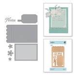 Ножі для вирубки від Spellbinders - Shapeabilities Adorned Notepad Etched Dies Vintage Treasures by Becca Feeken
