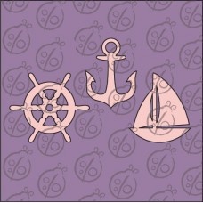 Чипборд. Набір "Морський" №1. Маленький