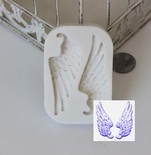 Силиконовая форма (молд) - Крылья (2 шт.), размер: 68х27 мм