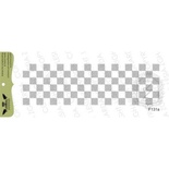 Акриловый штамп Lesia Zgharda F131a Шахматка, размер 10х3 см