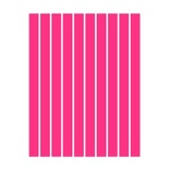 Набір смужок паперу для квілінгу, 1 колір (червоний неон), 1,5х295мм, 160 г/м², 100 шт.