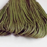 Вощений шнур, 1,2м, колір темно - оливоковий, 5 метрів