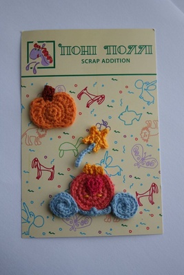 Вязаные украшения от Pony Polly - Карета Золушки, размер упаковки 7,5х11 см