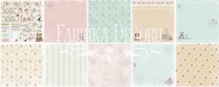 Набор скрапбумаги Фабрика Декора - Baby Shabby, 30х30 см, 10 листов