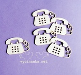 Чипборд від Wycinanka "telefony" - телефони, 2,4 x3,3