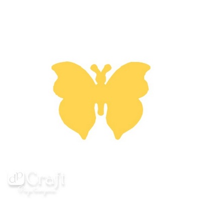 Дірокол фігурний 3,7СМ Метелик, TM dpCraft (Dalprint)