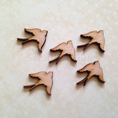 Деревянная фигурка WOOD-030 - Ласточка, 1 штука