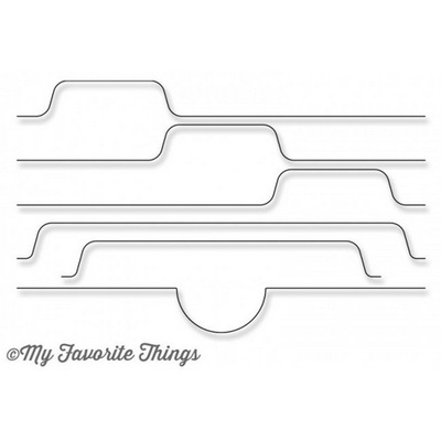 Лезвие My Favorite Things - Die-namics File Folder Edges, 6 шт.