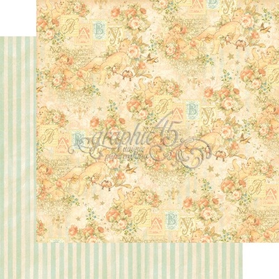 Набор скрапбумаги и декора Graphic 45 - Baby 2 Bride—Deluxe Collector's Edition, 30х30 см