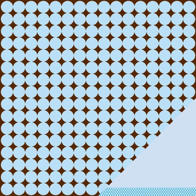 Аркуші двостороннього паперу від American Crafts - Pebbles Paper - New Addition Boy - Smiles - Embossed Embossed Crafts0