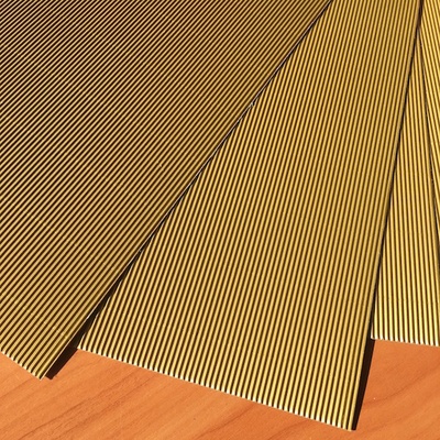 Картон гофрированный мелкий,  плотность 300г, размер 20х30см, цвет золотой