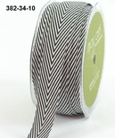 Стрічка Twill and Stripes, NAVY, колір синій/білий, ширина 1,9 см, довжина 90 см