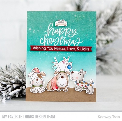 Акриловый штамп My Favorite Things - Hand-Lettered Holiday Greetings