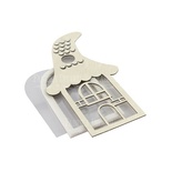 Заготовка для шейкера Казковий будиночок 6x17,5см, колір молочний, ТМ Фабрика Декору