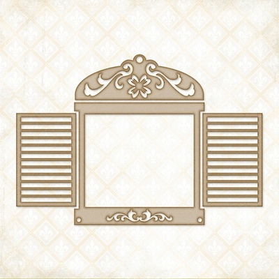 Чипборд Blue Fern StudiOs-Tuscan Window