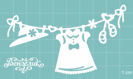 Чипборд от Вензелик - Подвеска 01, размер: 90x53 мм