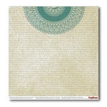 Бумага для скрапбукинга 30,5х30,5 см 180 гр/м двосторон Курортный роман - Маленькие радости