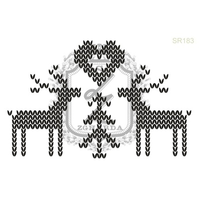 Акриловый штамп Lesia Zgharda SR183 Влюбленные олени, набор из 4 штампов