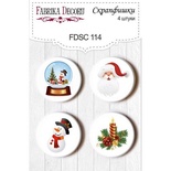Набір скрап-фішок від ТМ Фабрика Декору з 4 шт. FDSC 114