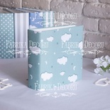 Заготовка альбому в м'якій обкладинці М'ятні хмари, TM Fabrika Decoru