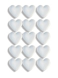 Прозорі епоксидні наліпки Epiphany Crafts - Bubble Caps Clear Heart 25