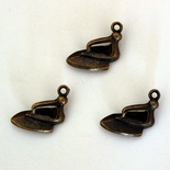 Металева прикраса "Праска", 22x18 мм, 1 шт.