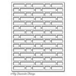 Лезвие My Favorite Things - Die-namics Brick Wall Cover-Up